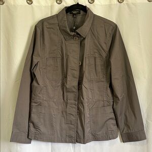 Talbots woman Gray Jacket size 16 nwt